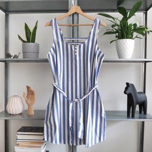 Urban Outfitters Lark & Wolff Striped Blue Dress